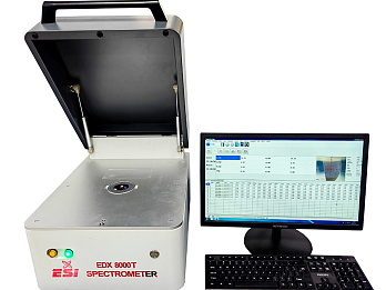 Скоростной прибор для определения содержания драгоценных металлов, ¹²Mg — ⁹⁵Am, ppm — 100%, атмосфера — воздух, EDX 8000T, ESI, Китай